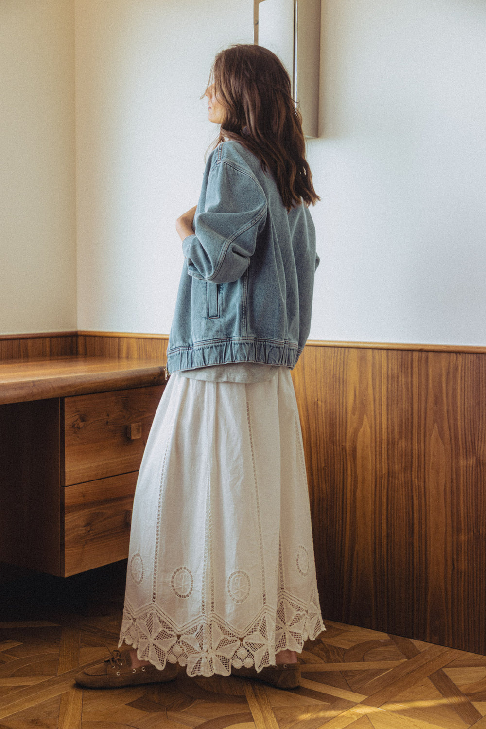 Tanya white skirt