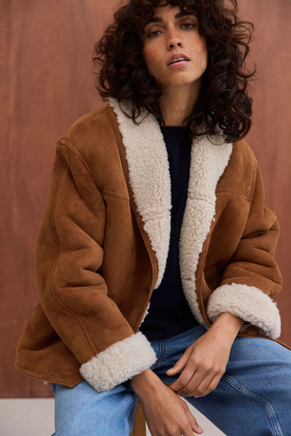 Veste Pénélope camel