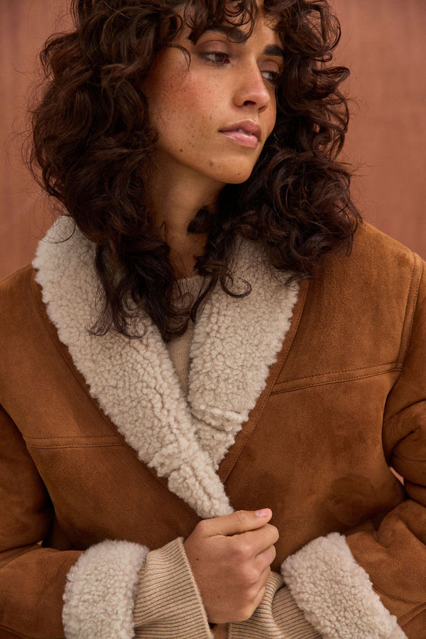 Veste Pénélope camel