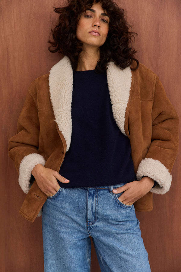 Veste Pénélope camel