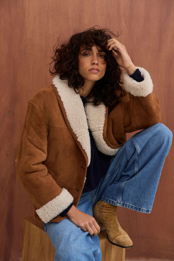 Veste Pénélope camel