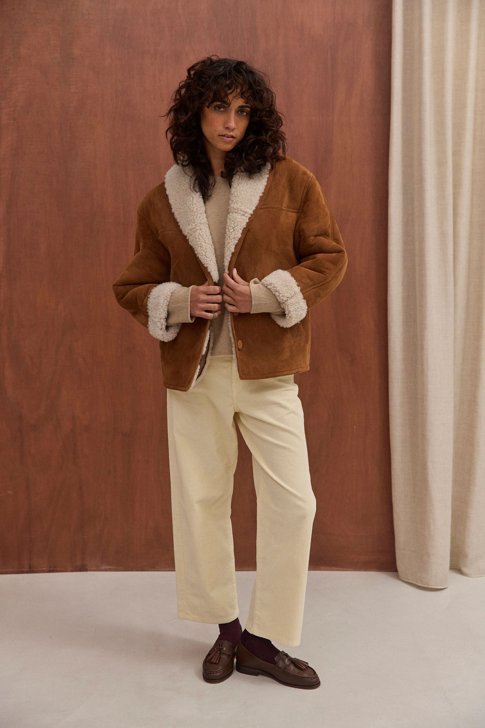 Veste Pénélope camel