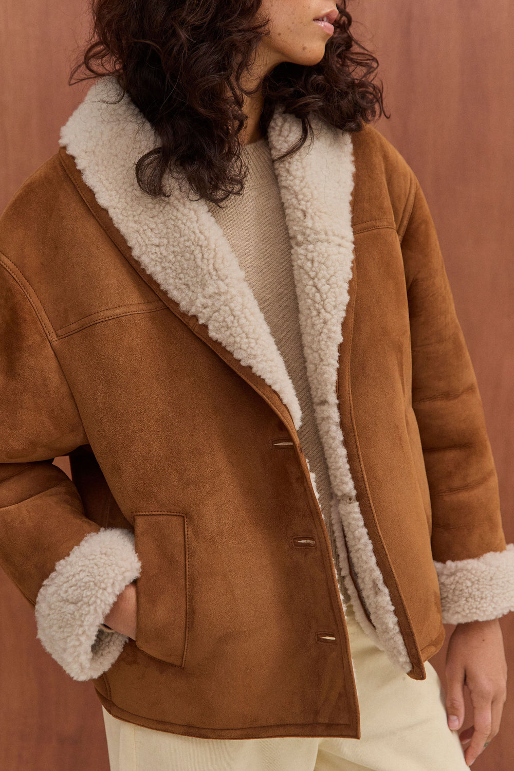 Veste Pénélope camel