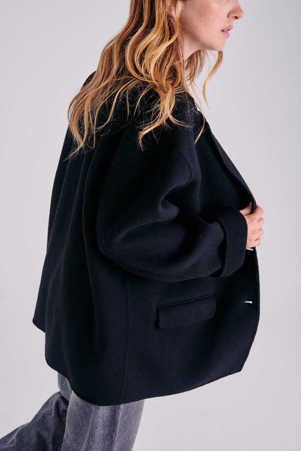 Manteau noir Pio 4