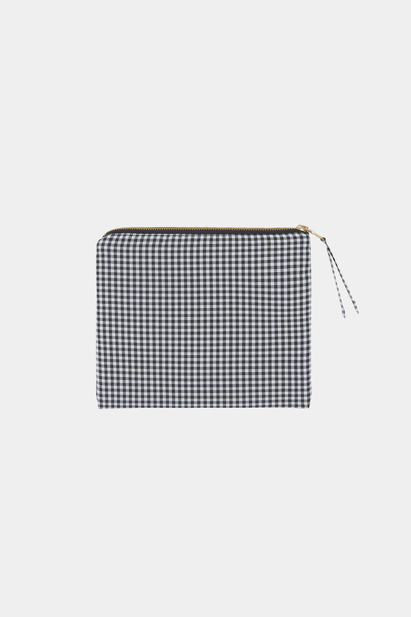 Packshot Pochette Scarlett vichy noir 2