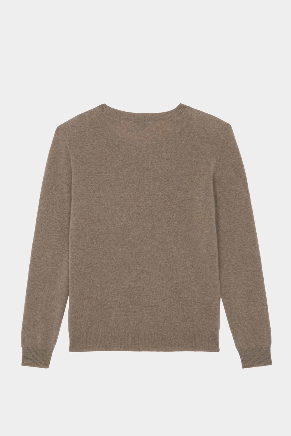 Pull en cachemire beige foncé Bertille 6