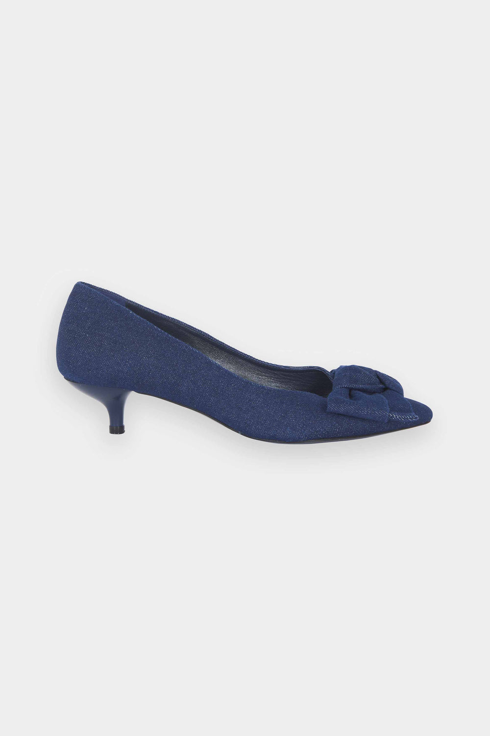 Escarpins en denim bleu foncé Phoebe 4