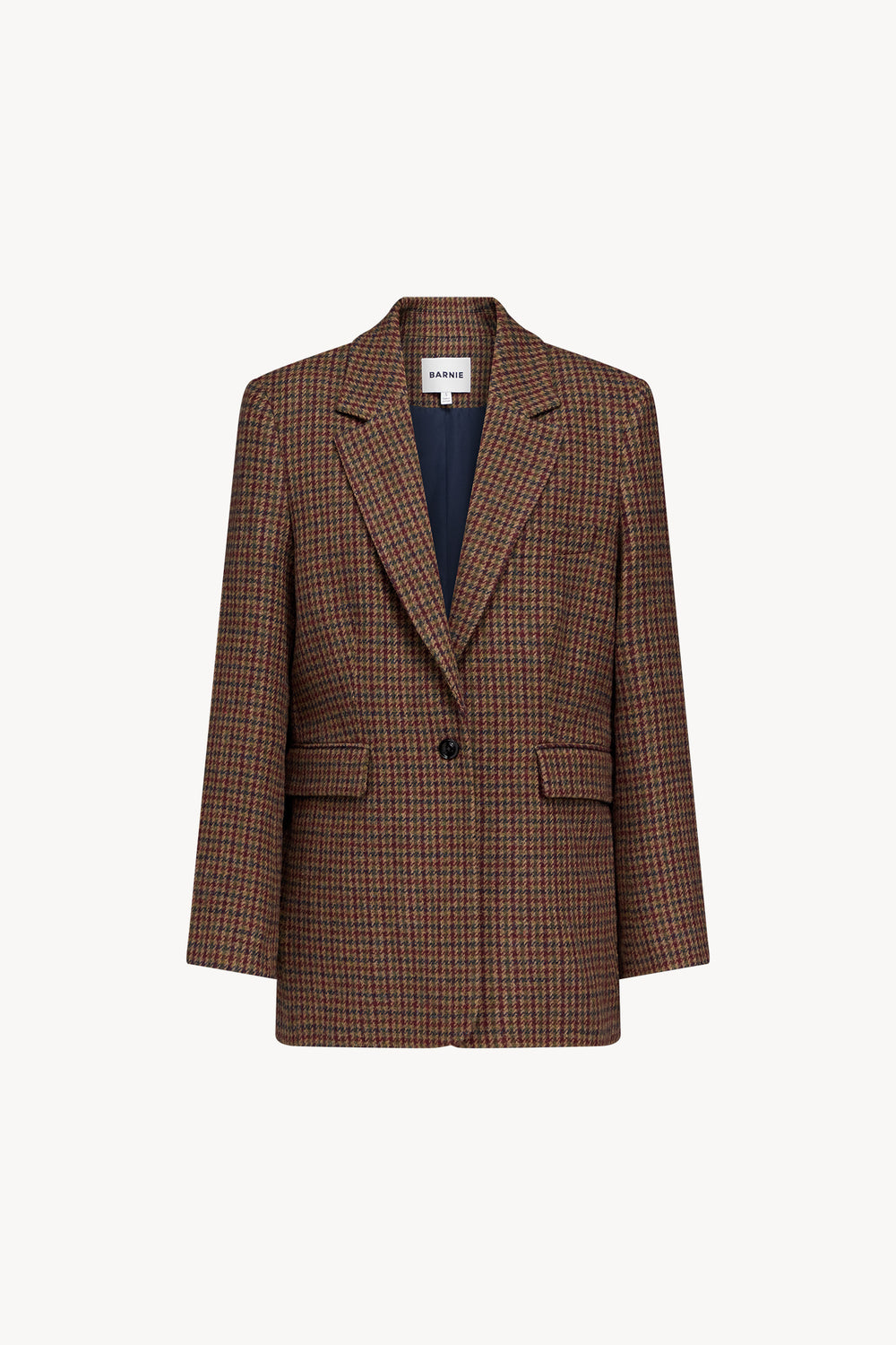 Veste blazer Jill pied de poule marron