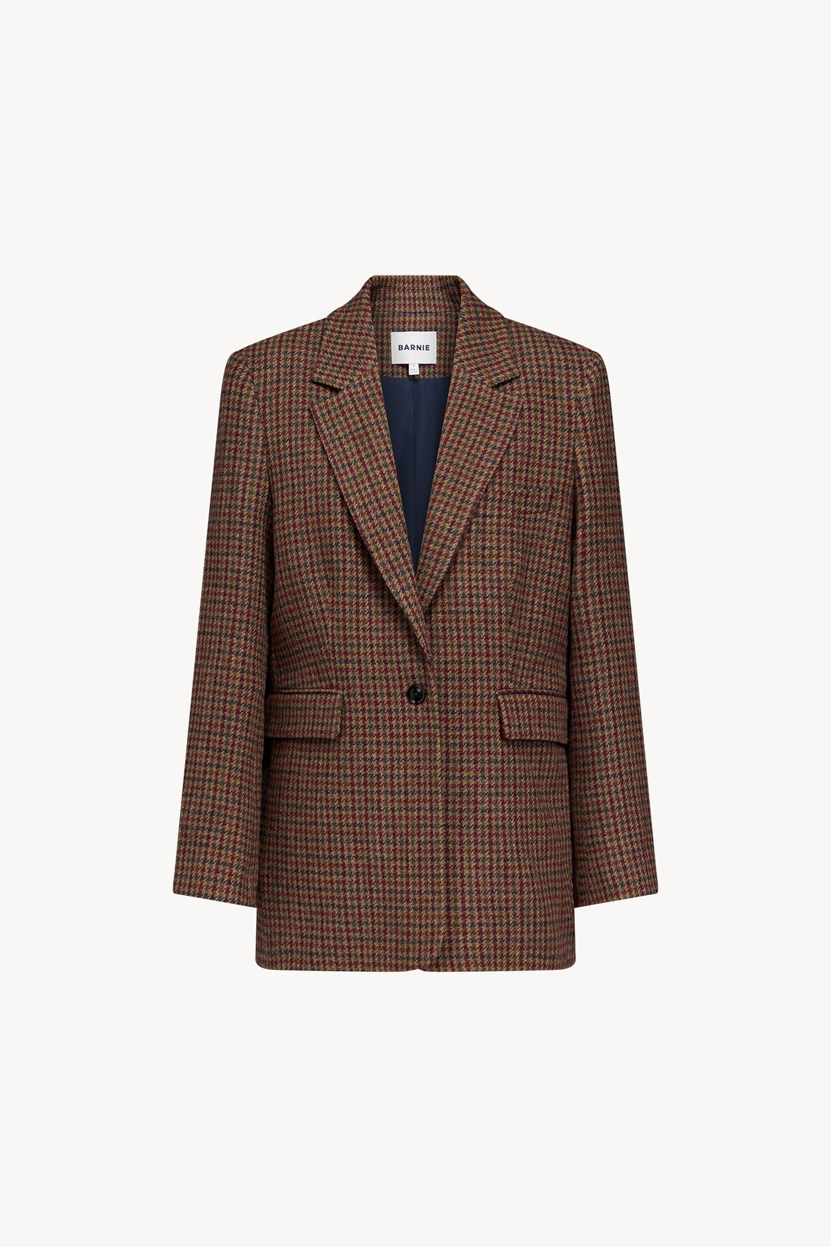 Veste blazer Jill pied de poule marron
