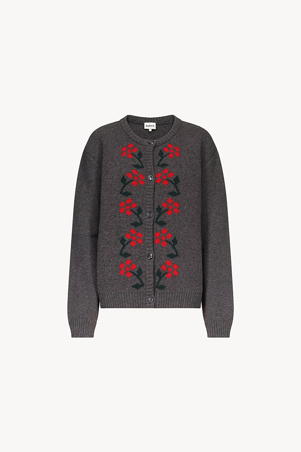 Cardigan Emile gris chiné foncé