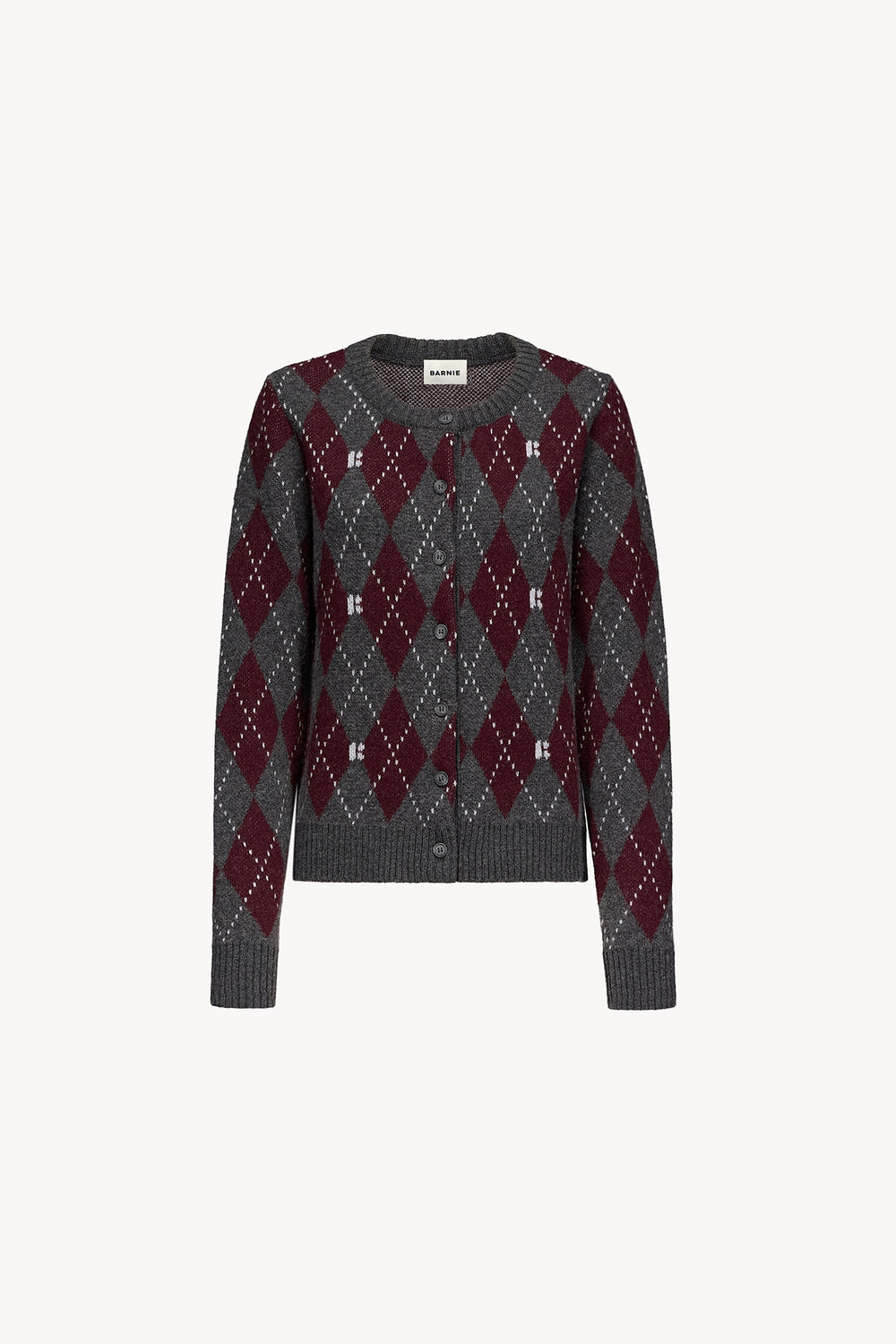 Cardigan Gédéon gris chiné foncé