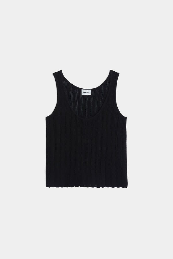 Packshot Charles black vest top
