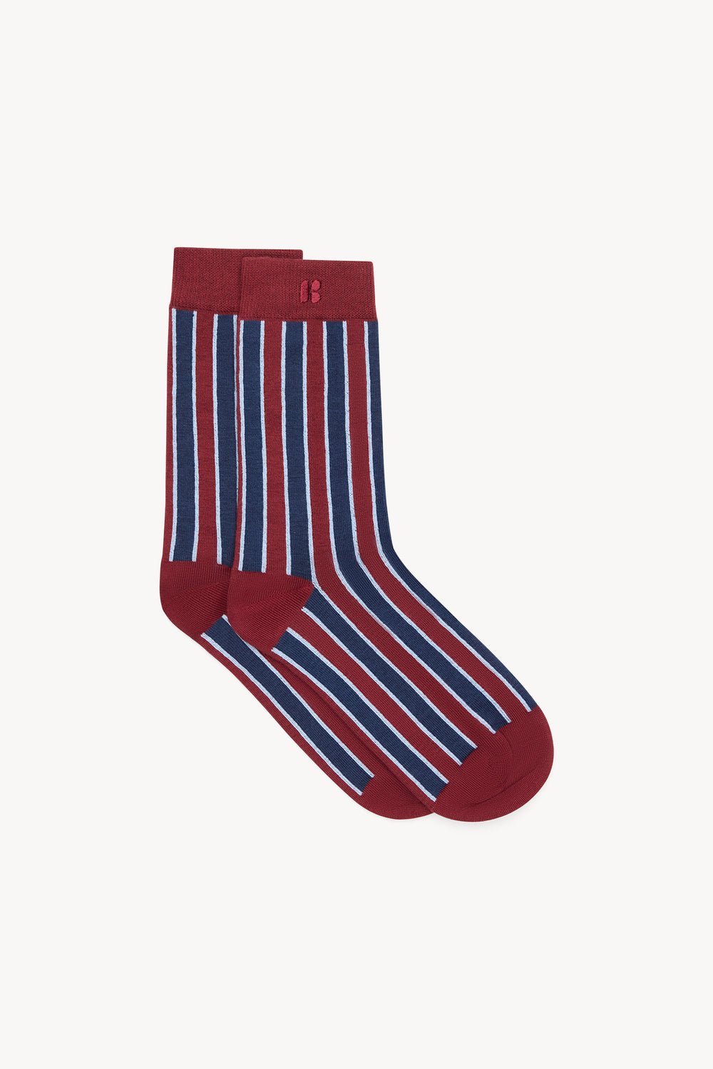 Chaussettes Berthe bordeaux