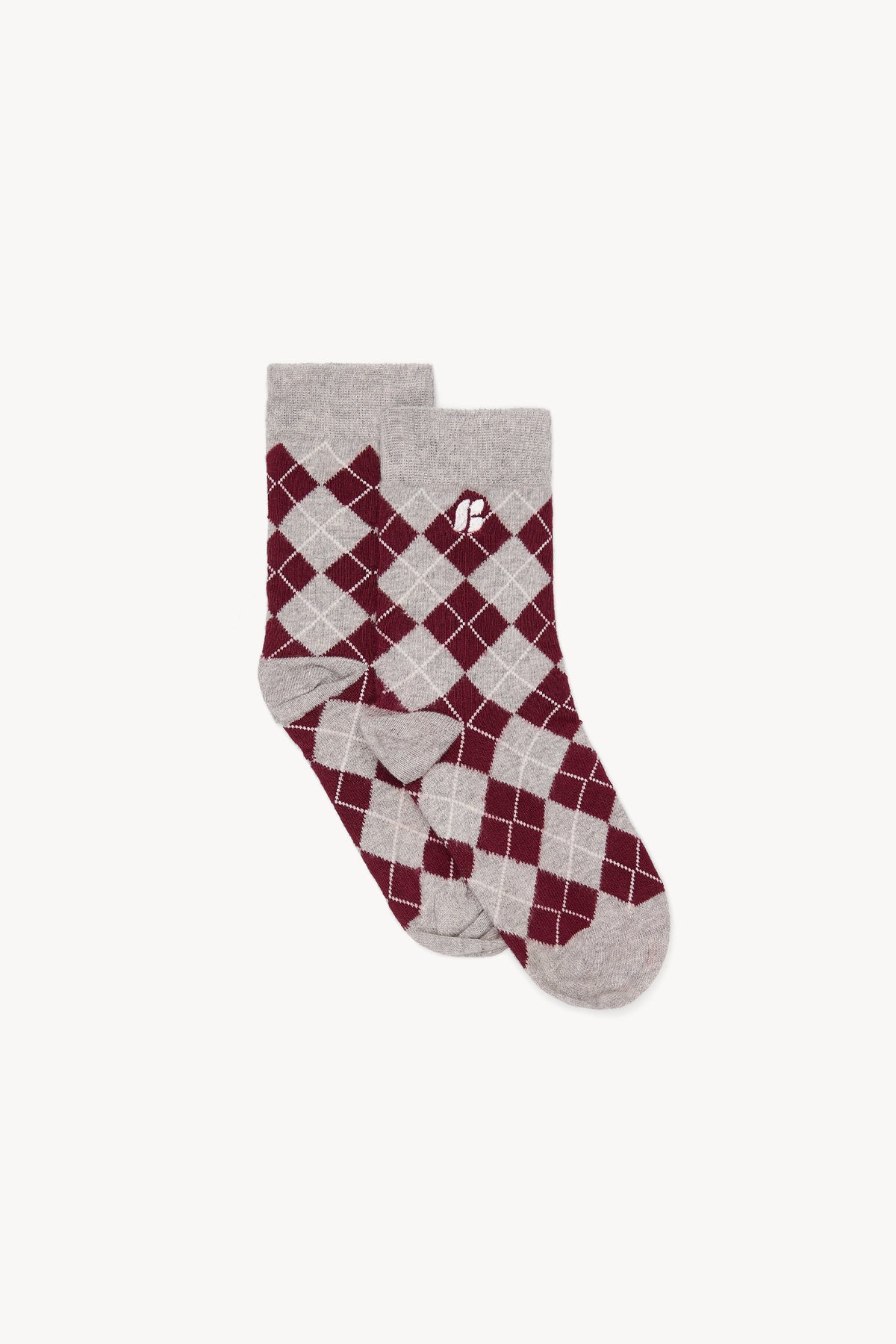 Chaussettes Sophie gris chiné