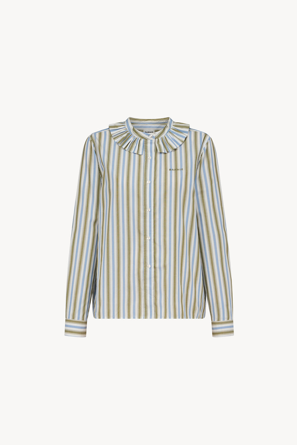 Chemise Amelia rayures kaki