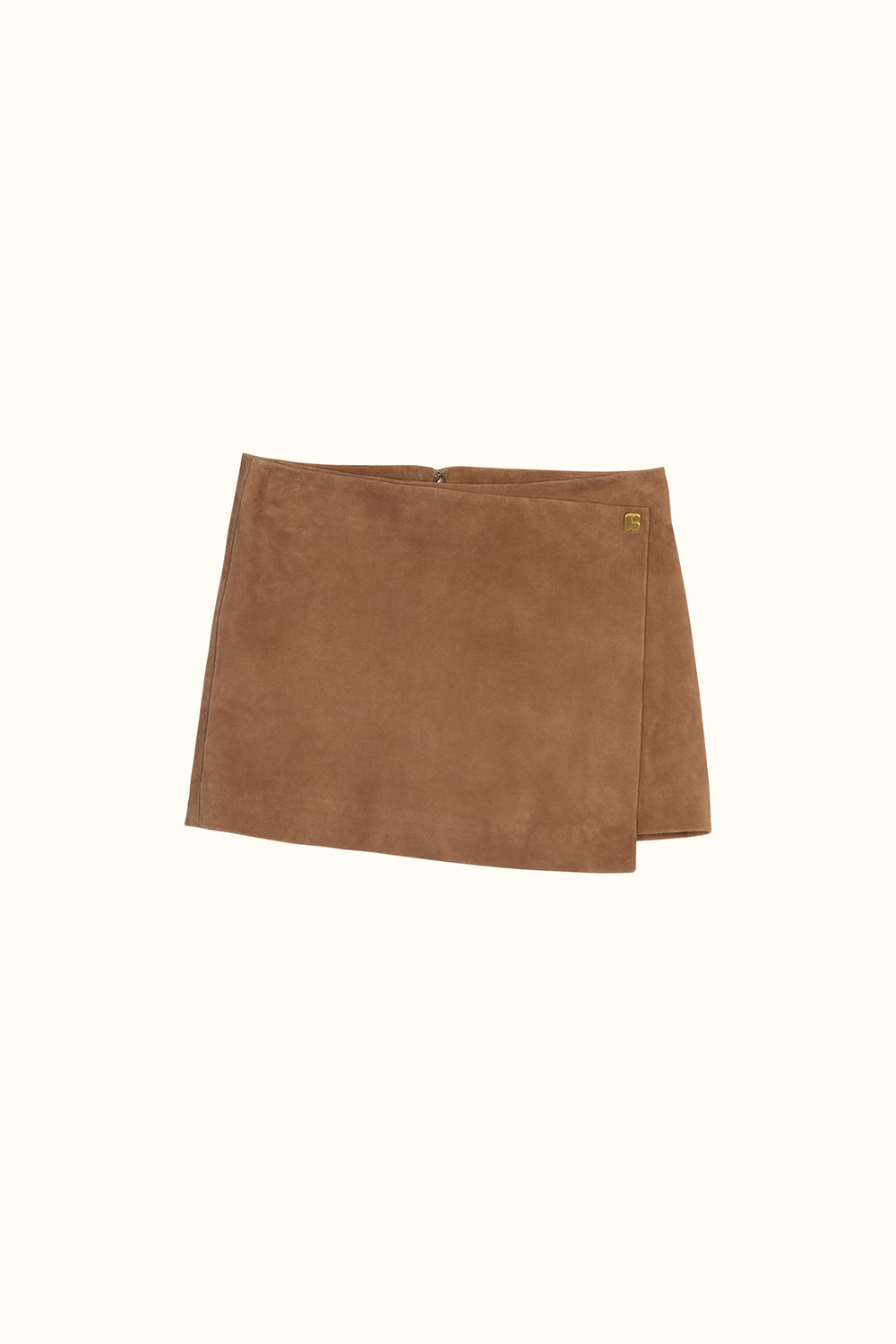 Jupe Camille camel en daim