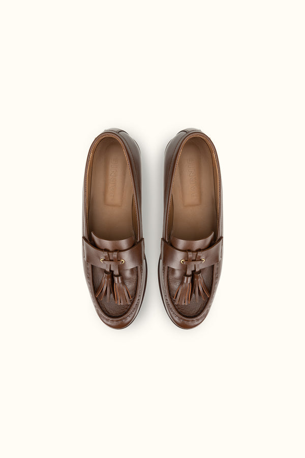 Edison chocolate loafers