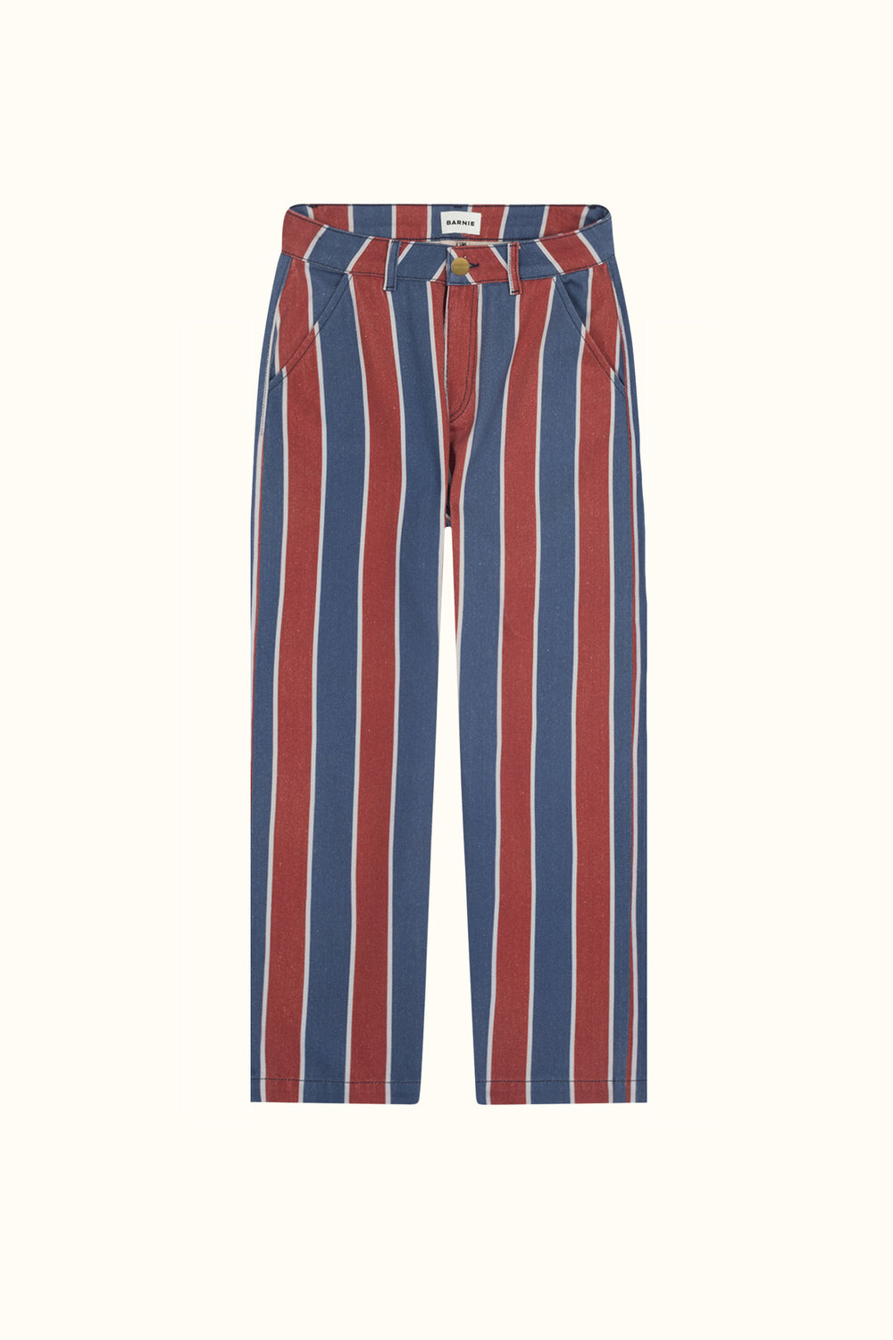 Pantalon Tommy rayures bordeaux