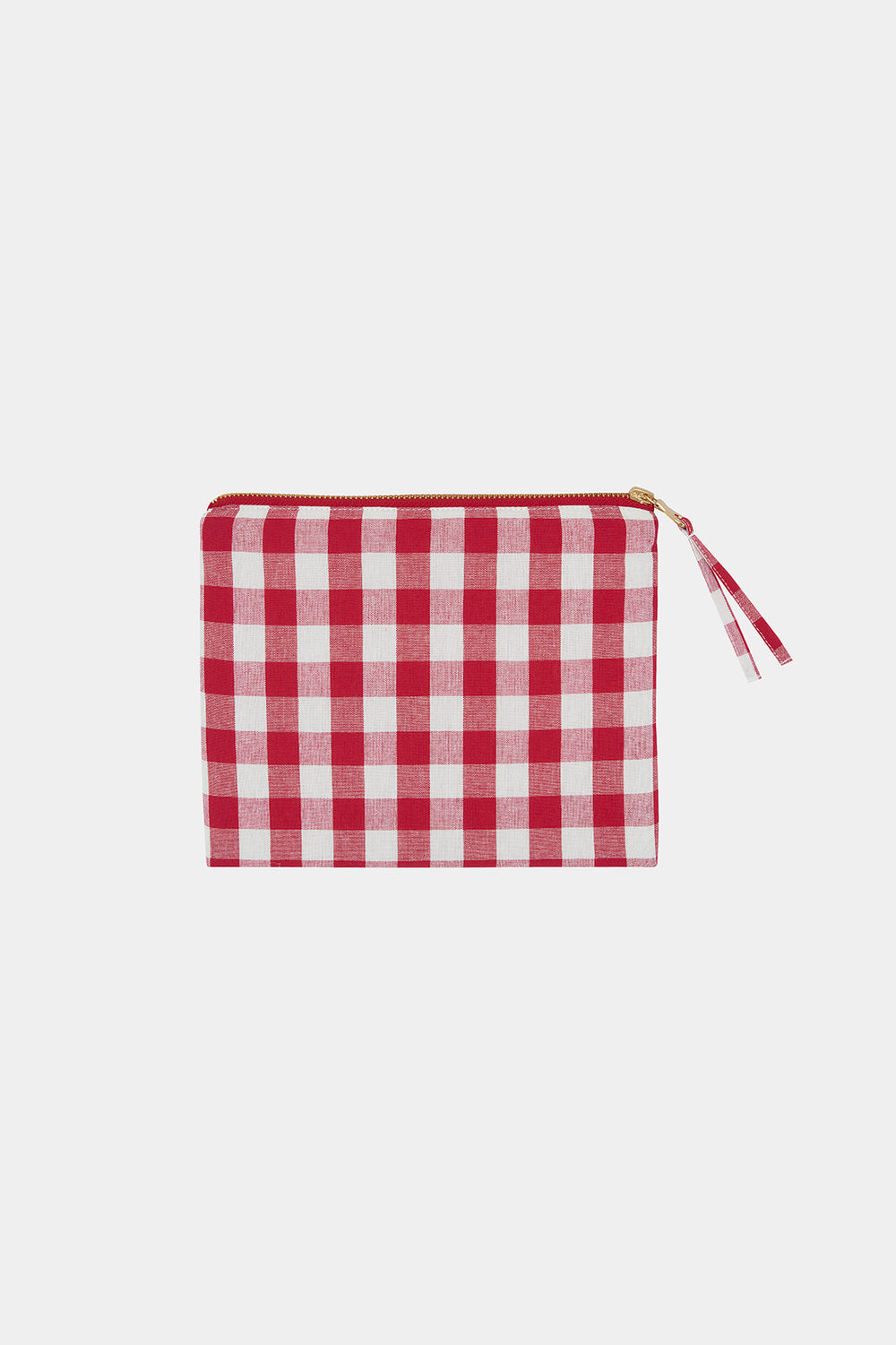 Pochette Scarlett vichy rouge