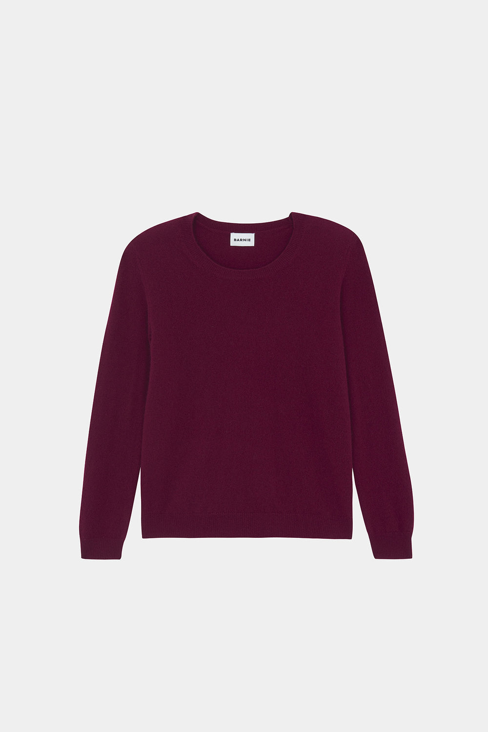 Pull en cachemire bordeaux Bertille packshot 1