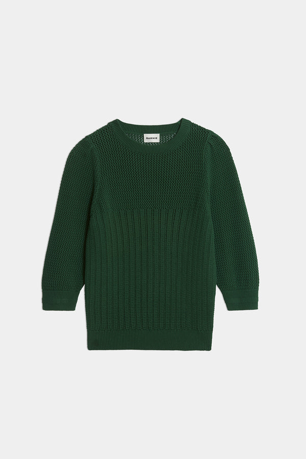 Packshot Gloria short-sleeve jumper in green