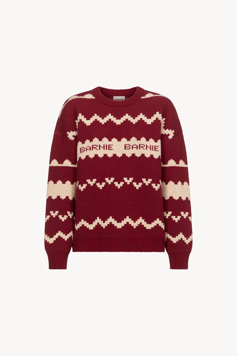 Pull Solène bordeaux