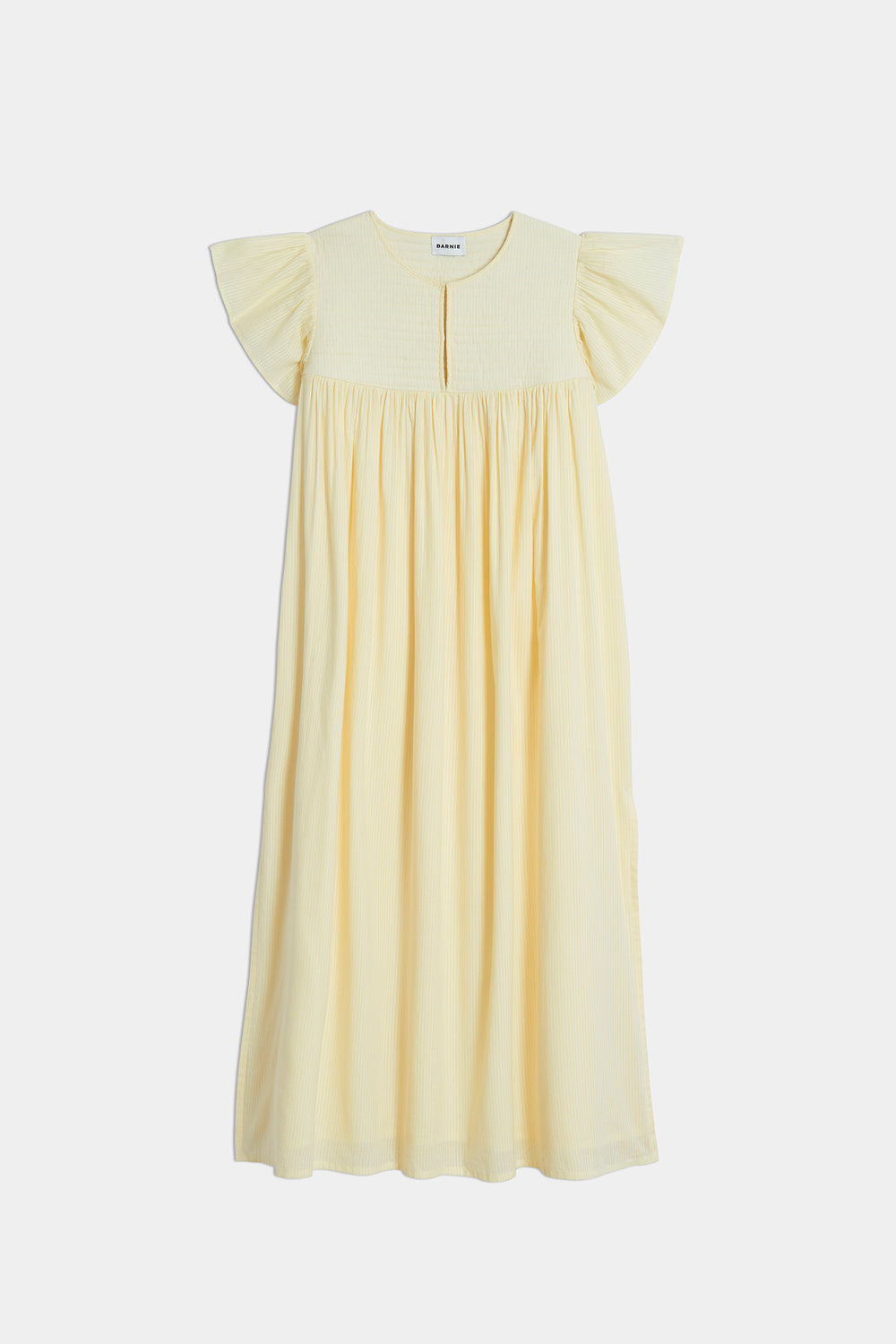 Packshot Robe Mona jaune pâle