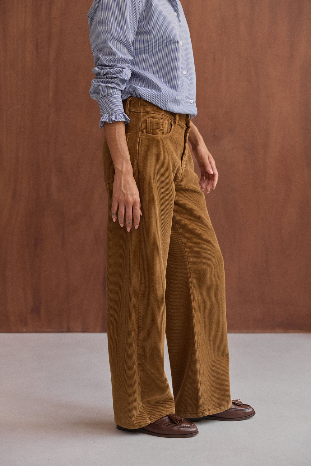 Pantalon Basile camel