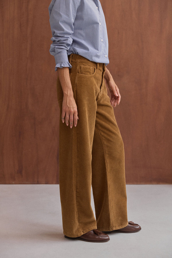 Pantalon Basile camel