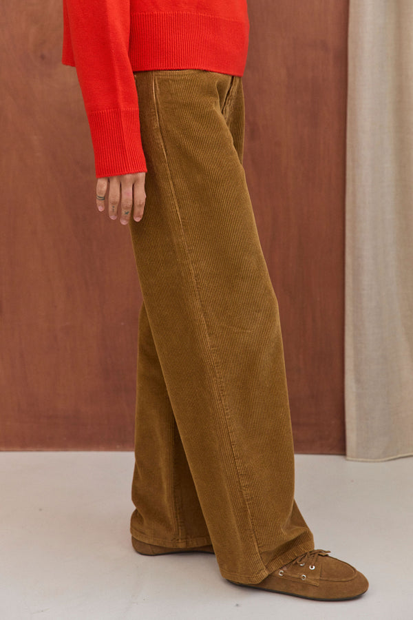 Pantalon Basile camel