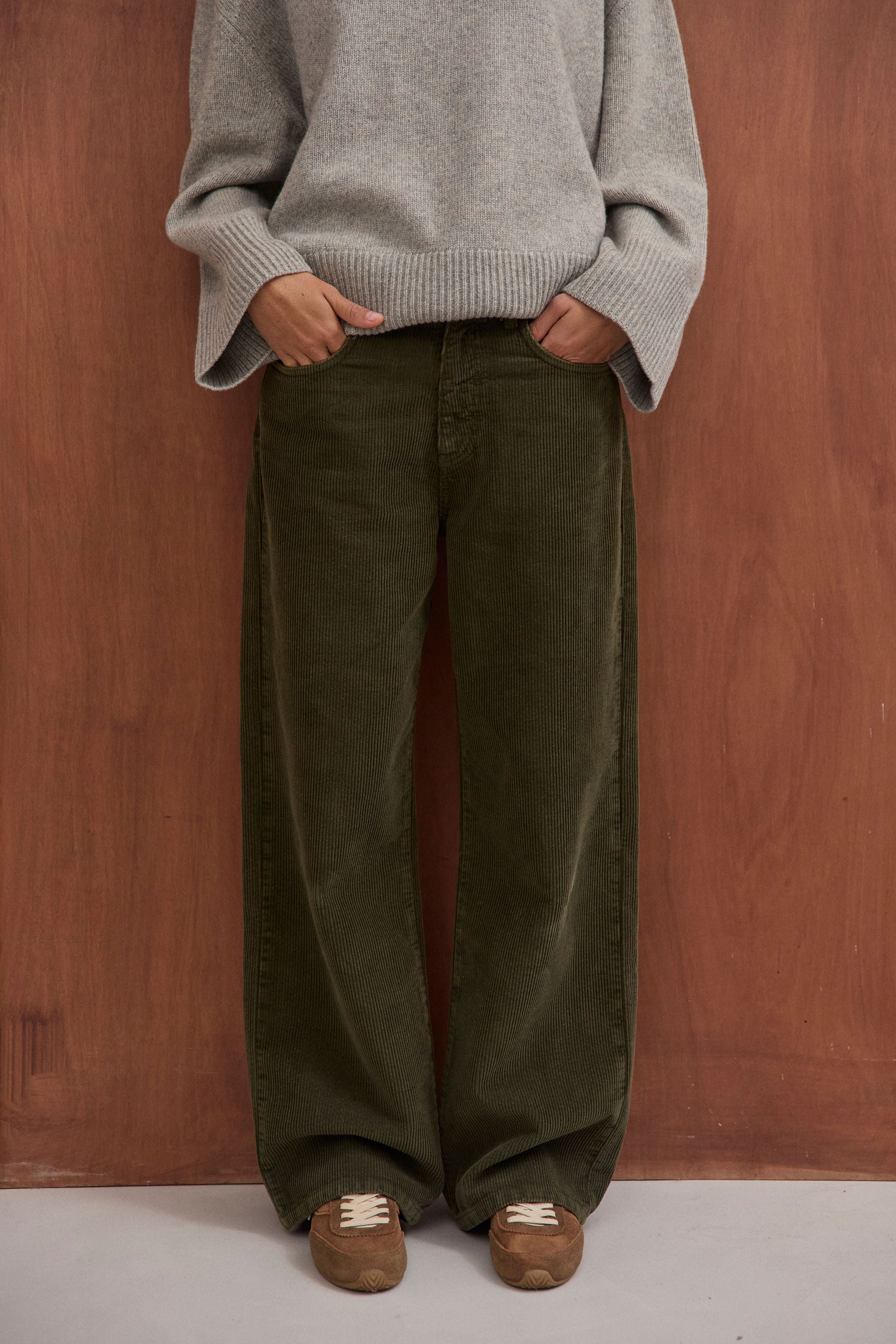 Pantalon Basile kaki