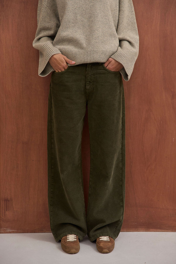 Pantalon Basile kaki