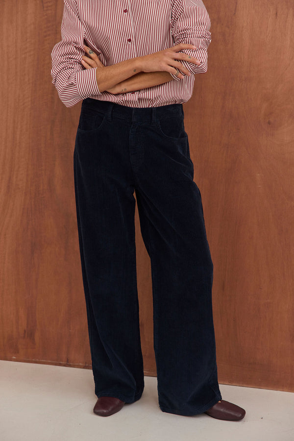 Pantalon Basile marine