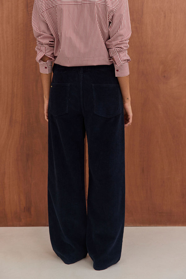 Pantalon Basile marine