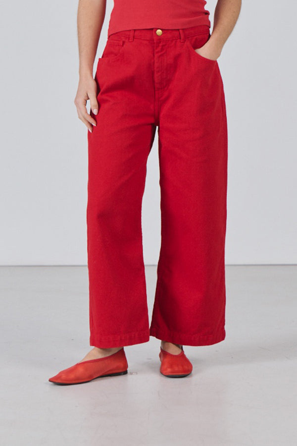 Pantalon Gaspard rouge 2