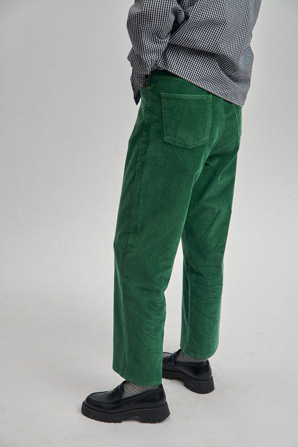 Pantalon en velour vert Hyacinthe 3