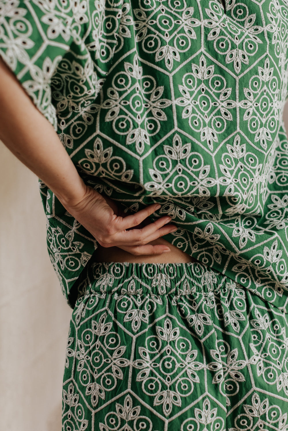 Pantalon Maé vert