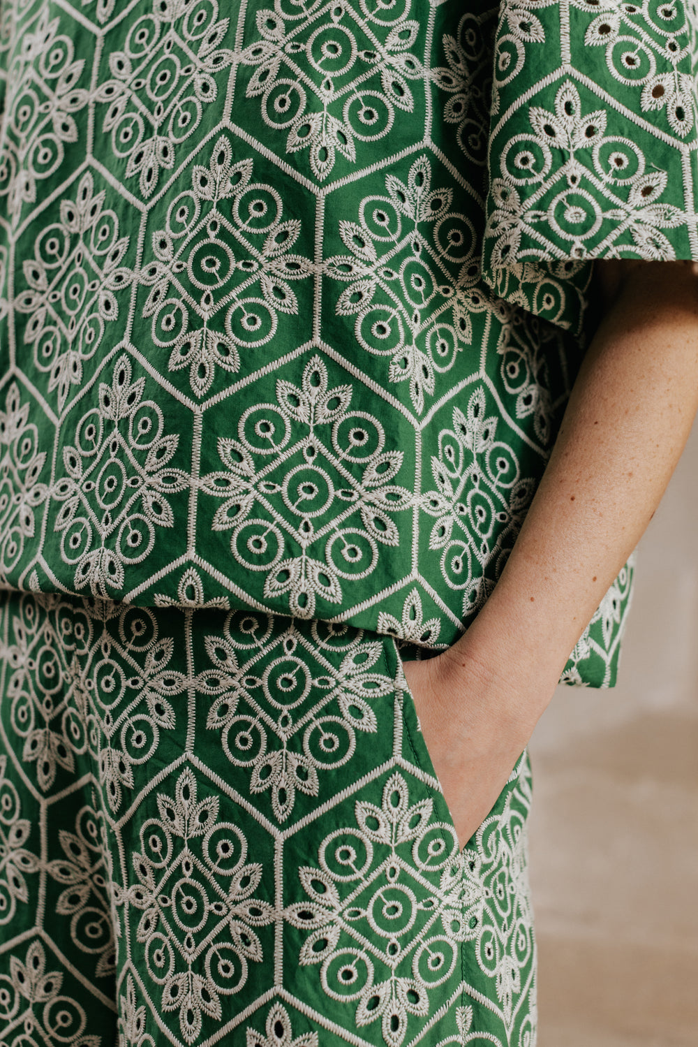 Pantalon Maé vert
