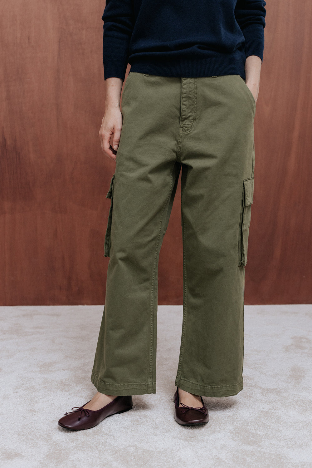 Pantalon Noé kaki