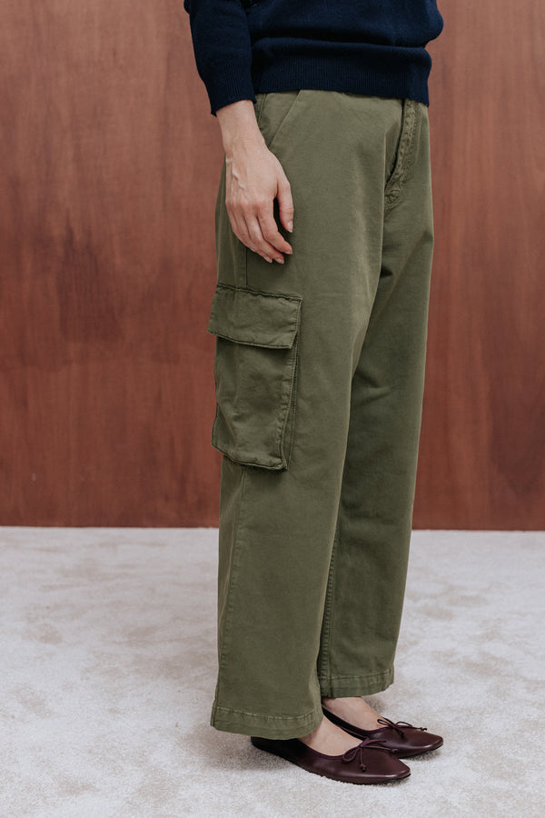 Pantalon Noé kaki