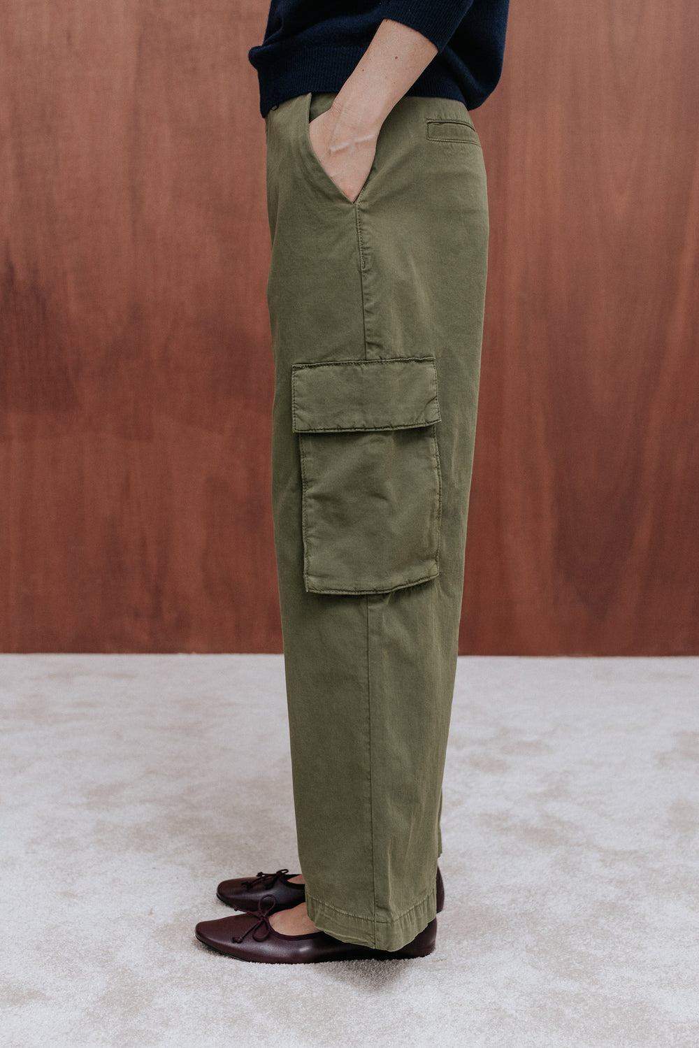 Pantalon Noé kaki