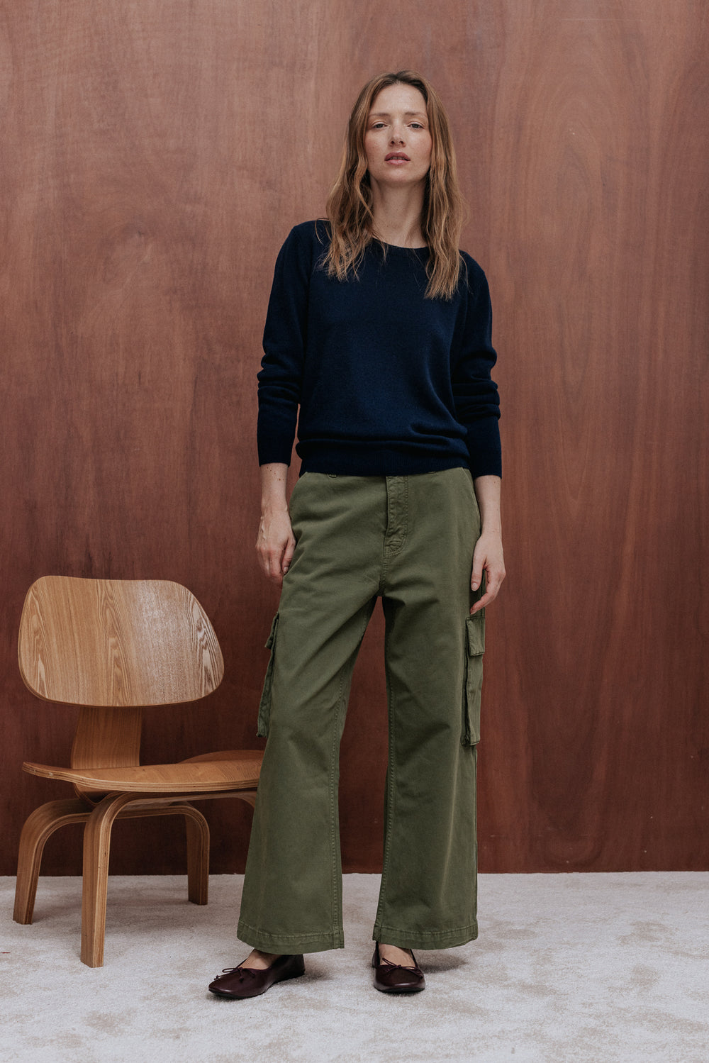 Pantalon Noé kaki