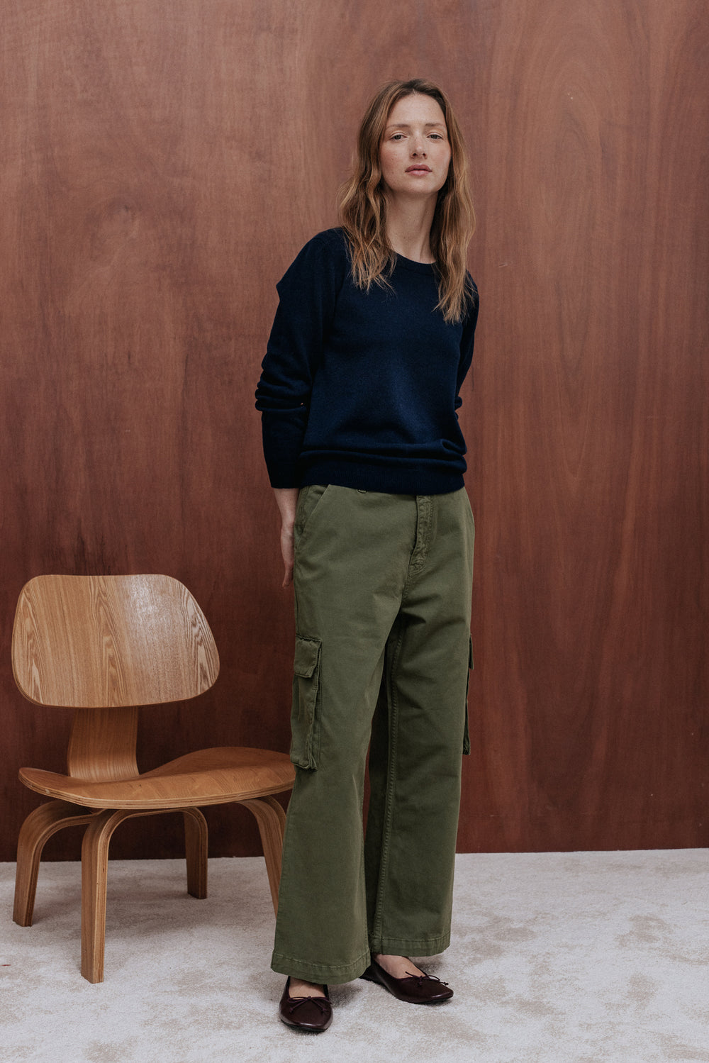 Pantalon Noé kaki