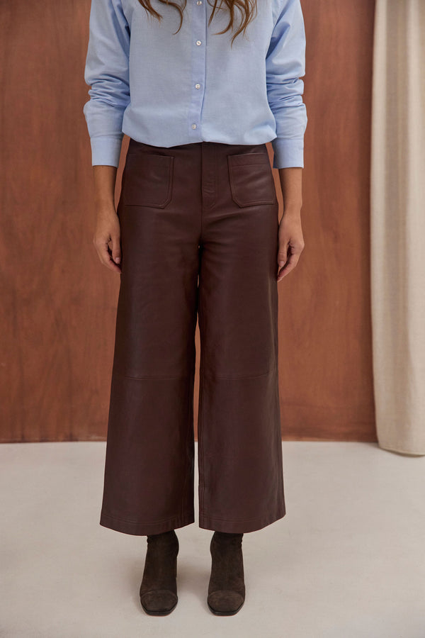 Pantalon Sofia chocolat