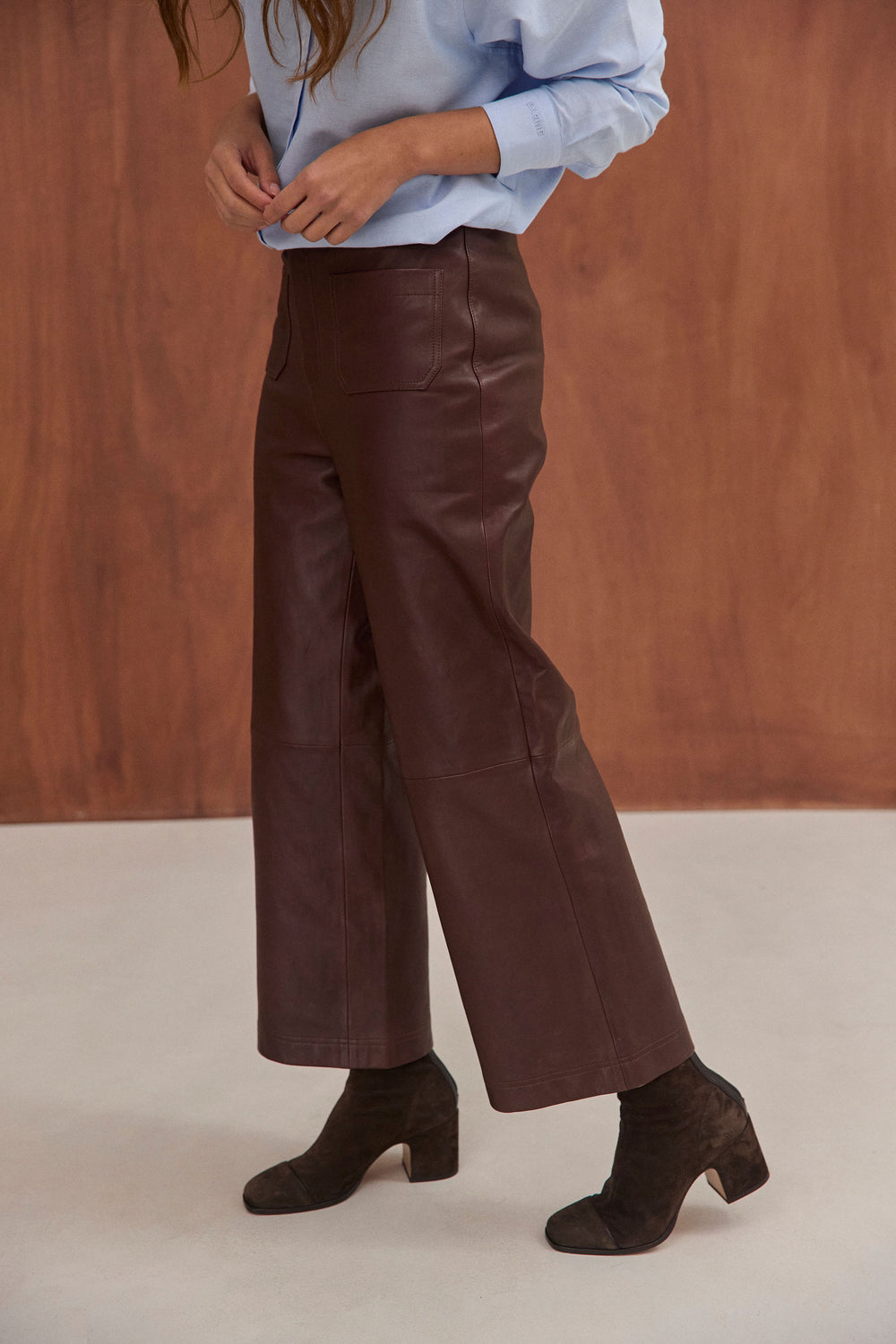 Pantalon Sofia chocolat