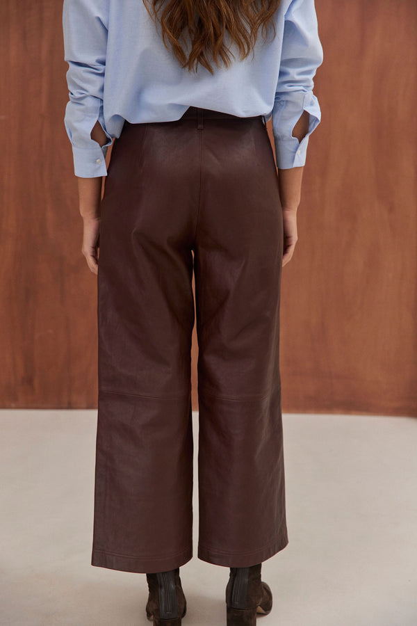 Pantalon Sofia chocolat