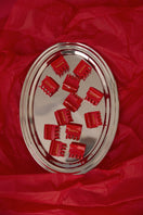 Pince à cheveux rouge