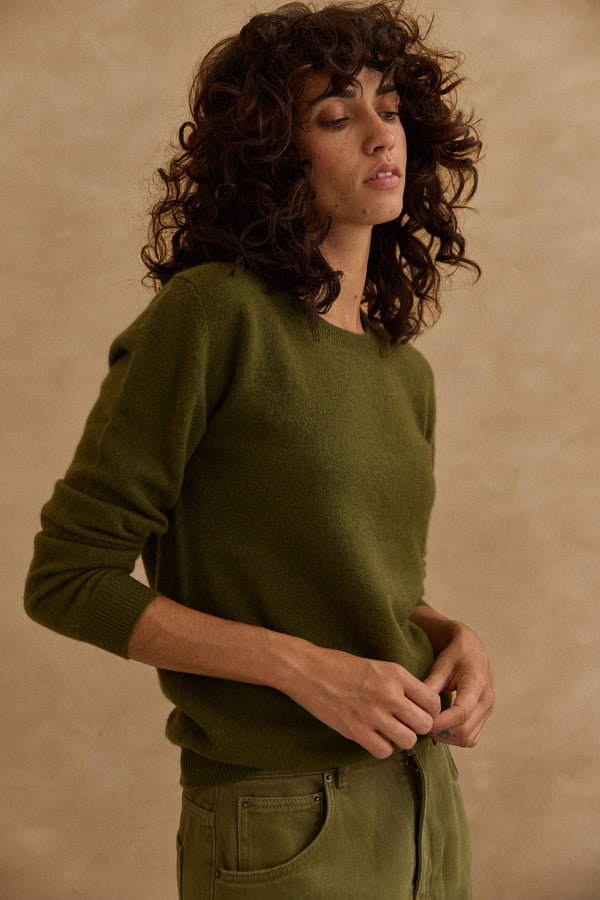 Pull Bertille kaki