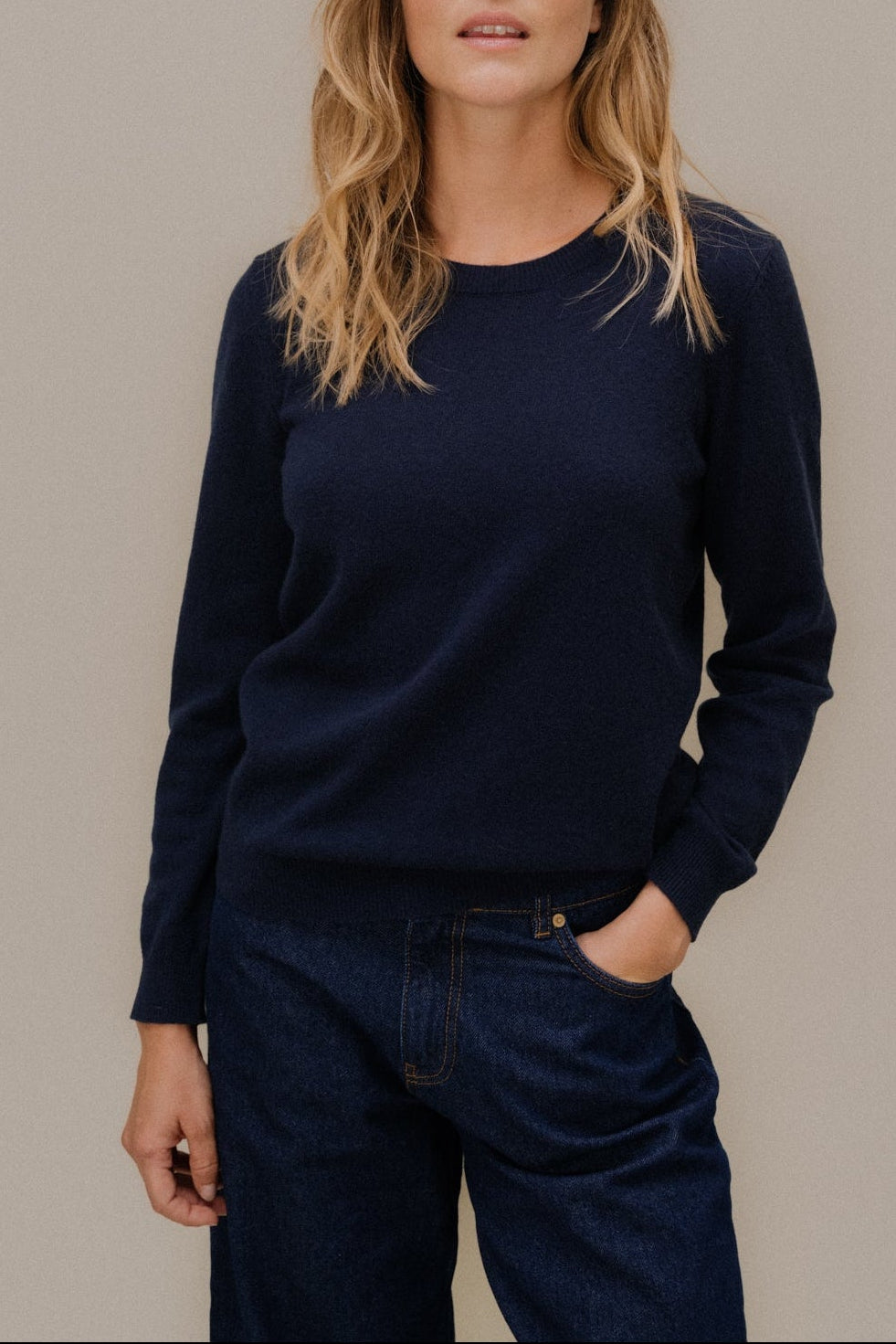 Bertille navy sweater
