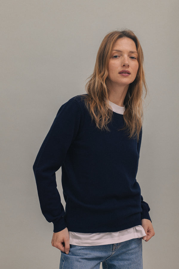 Pull Bertille marine